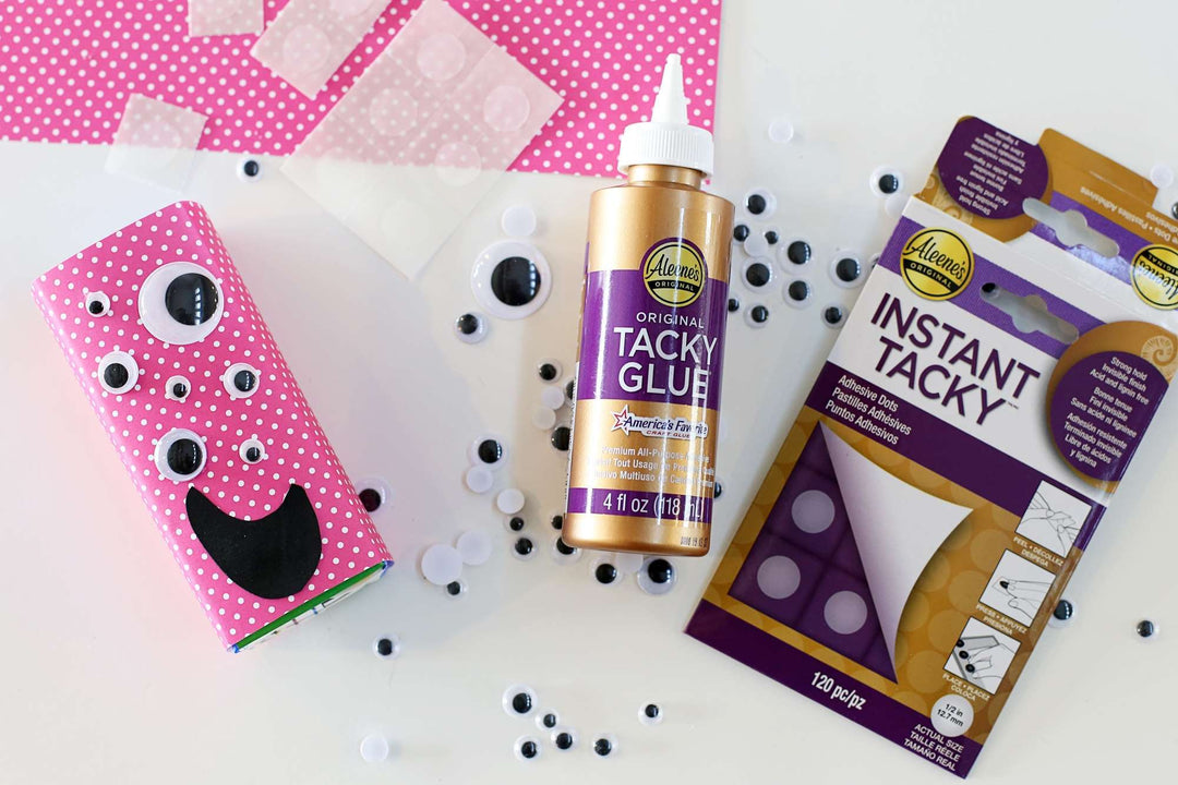 Friendly Monster Valentine Juice Box Craft