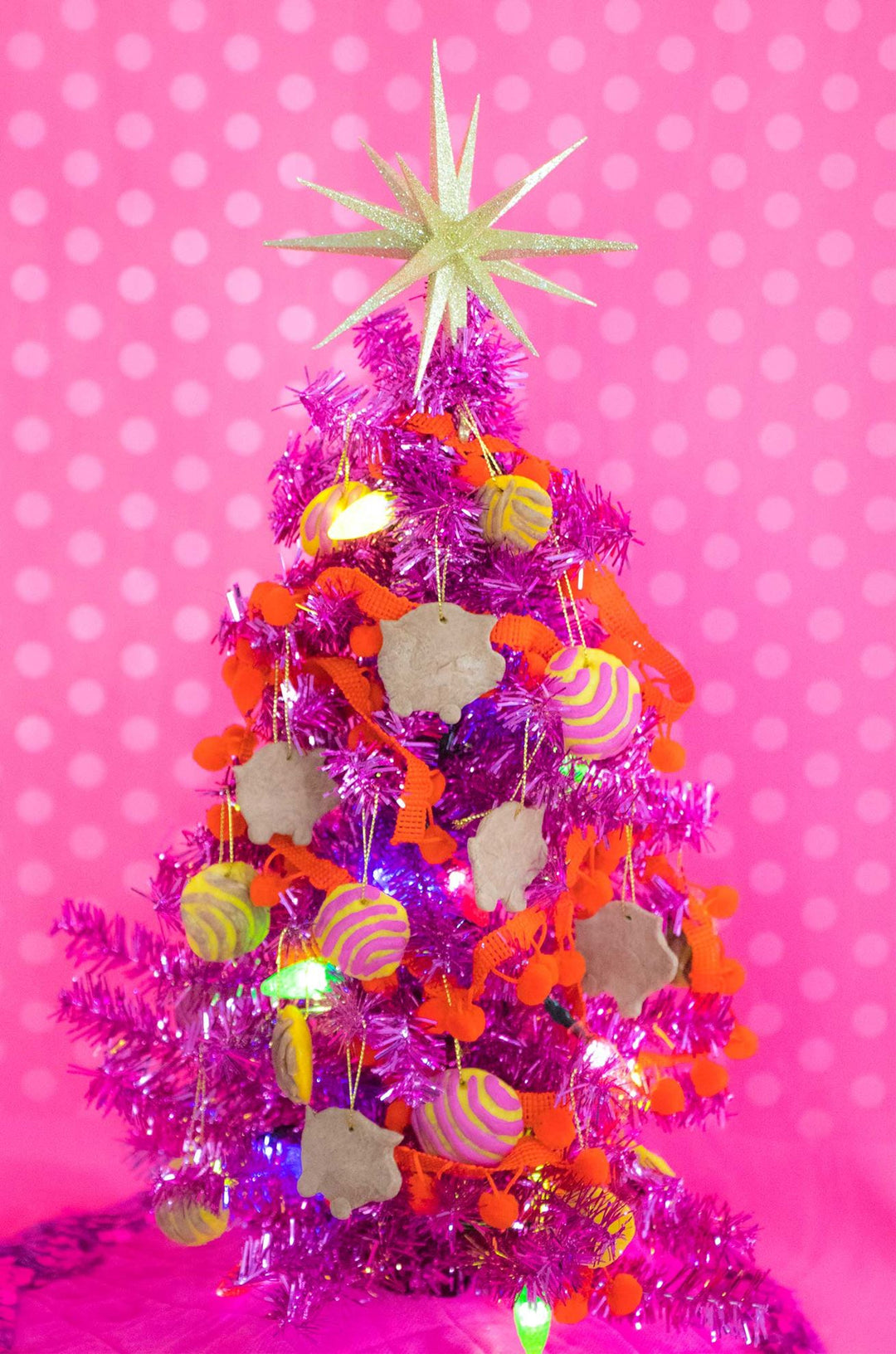 Mexican Sweet Bread Christmas Ornaments with Tacky Glue Bread Dough