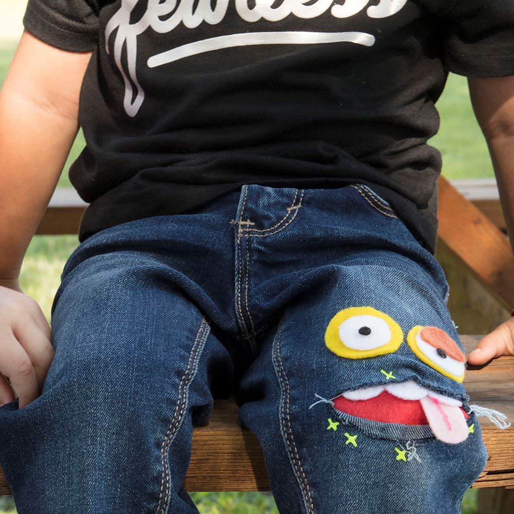DIY Monster Knee Patches