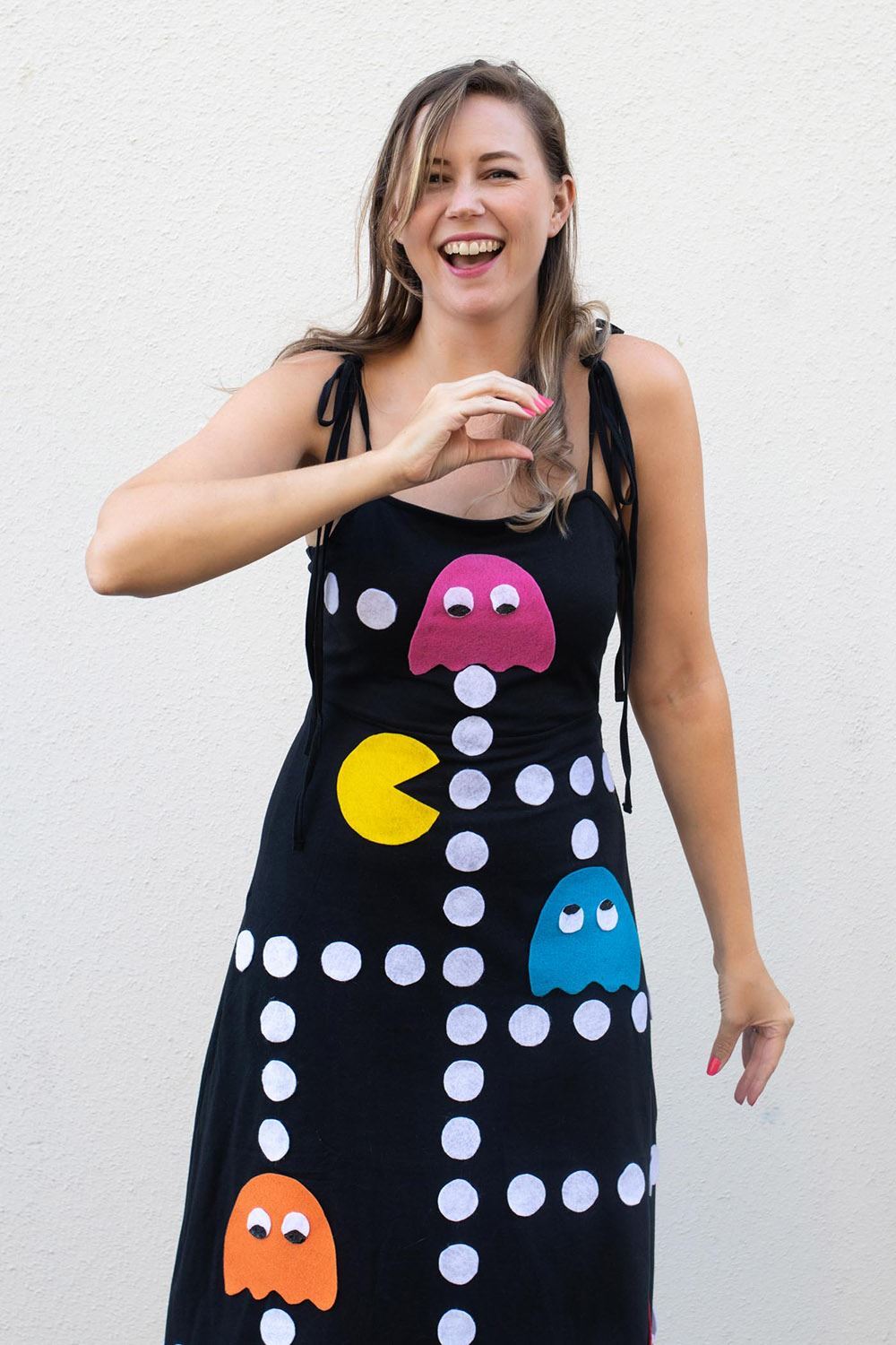 No-Sew PAC-MAN Inspired Costume