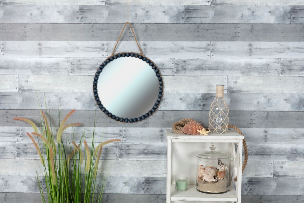 Wood Craft Idea: DIY Beaded Mirror