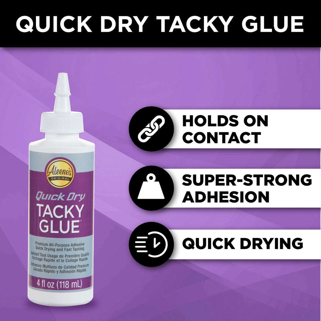 Picture of 40642 Aleene's Quick Dry Tacky Glue 4 fl. oz. 3 Pack